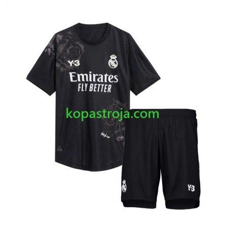 Billiga Fotbollströjor Real Madrid Y3 Målvakt Barn Fjärde tröja 2023/24 Kortärmad